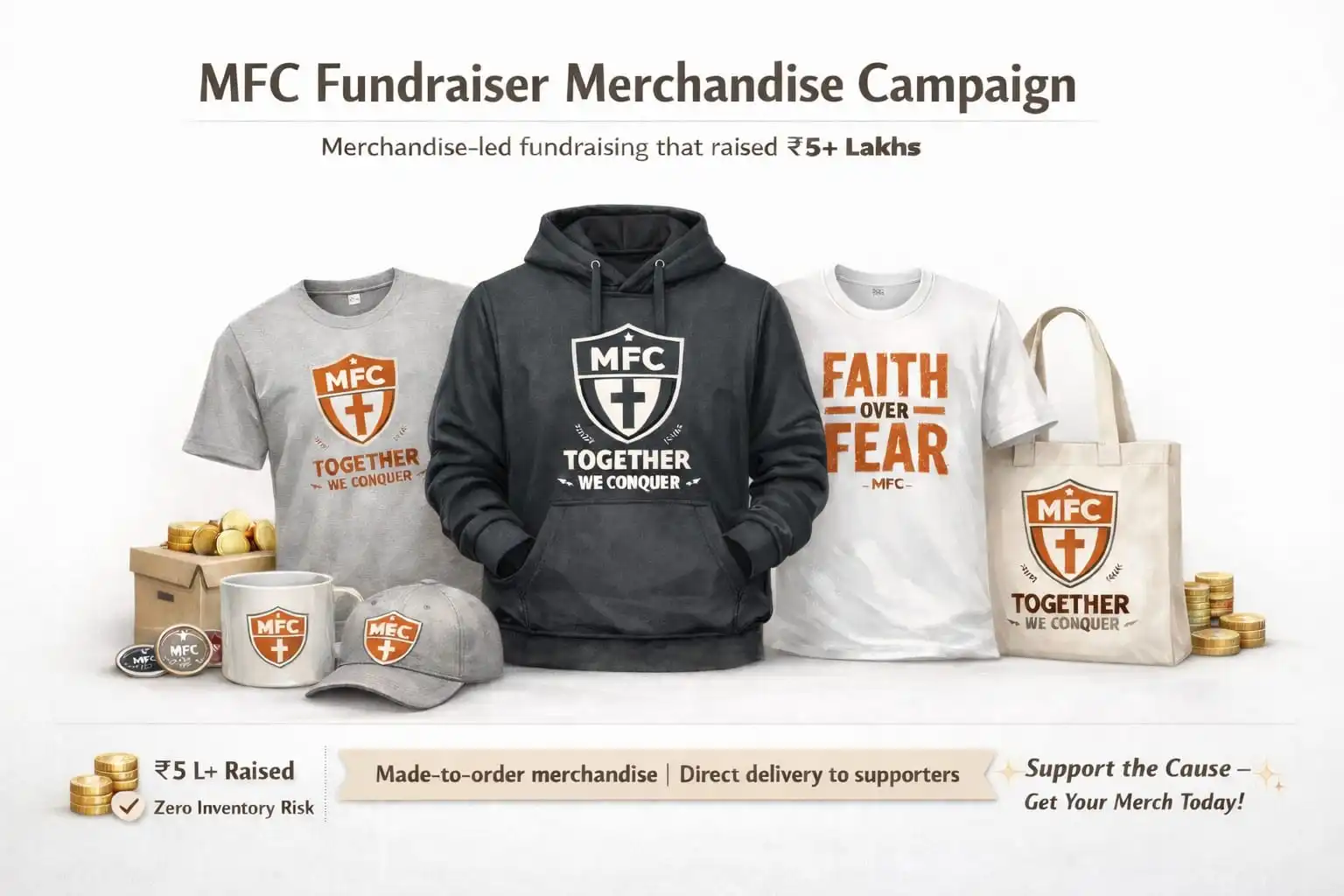 Running a Merchandise-Led Fundraiser for MFC